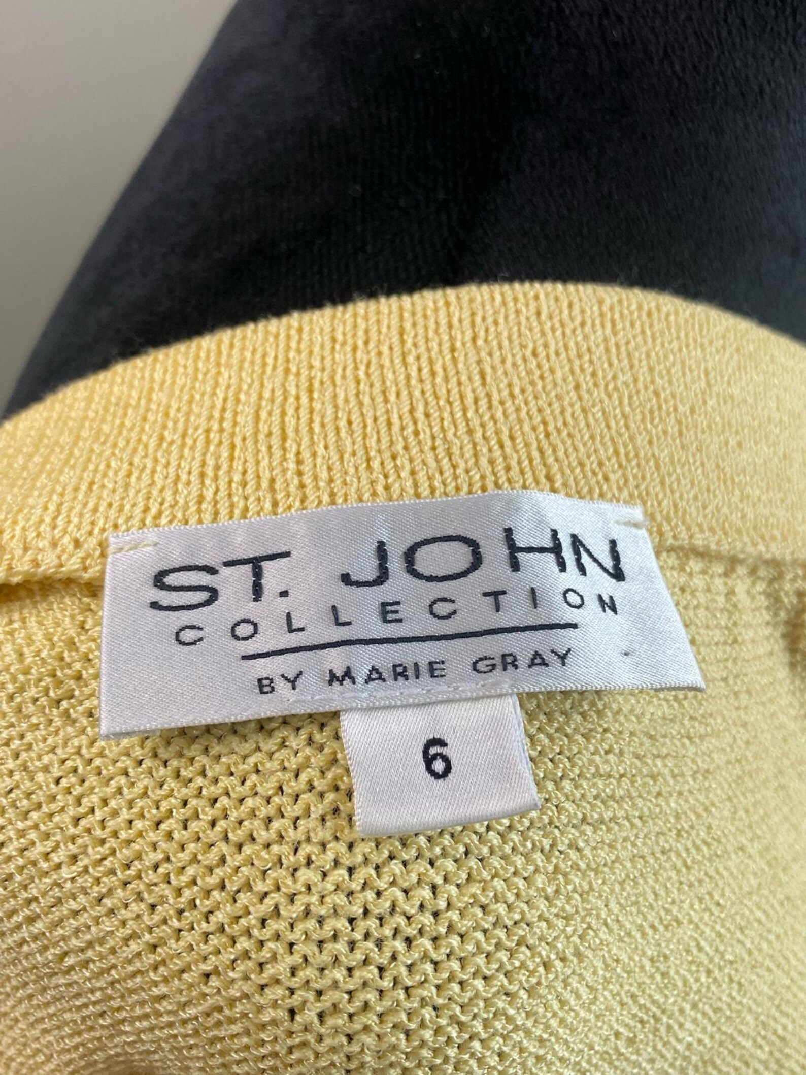 1990s St John Green Knit Skirt Suit