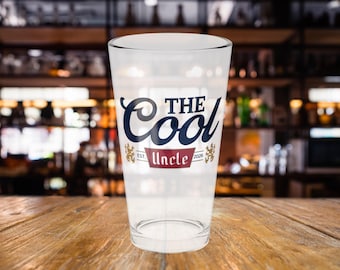 Custom Beer Glass: Gift For Uncle