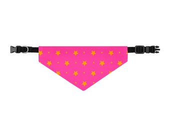 Customizable Dog Bandana Collar: Durable Polyester Fabric, Adjustable Fit, Fun Designs | Perfect Pet Accessory for Playtime and Style!