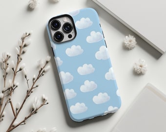 Blue Sky Cloud Pattern Phone Case - iPhone & Galaxy