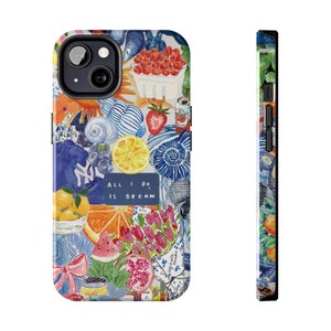 Summer NY City Girl Collage Phone Case iPhone 15 14 13 12 11 Pro Max Coquette Gift for Her Trendy Cute Summer Cover