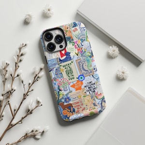 Summer Retro Hip Phone Case,  Lucky You Aesthetic Vintage City Girl iPhone 15 14 13 12 11 Pro Max Samsung Self Love Gift Trendy Cute