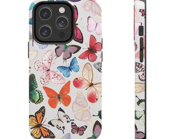 Etui na telefon Butterfly Collage: Odporne na uderzenia etui na iPhone'a