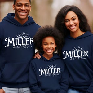 Personalized Christian Family Hoodie: Rooted in Christ, Custom Name