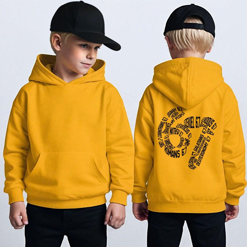 Bible Verse 67 Hoodie – Christian Faith Sweatshirt with Scripture Design, Religious Apparel for Men & Women image 3