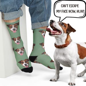 Custom Pet Photo Socks Personalized Socks for Pet Lovers Unique Designs for Dog Dads Cat Moms and Perfect Gifts for Any Occasion CustomSocks