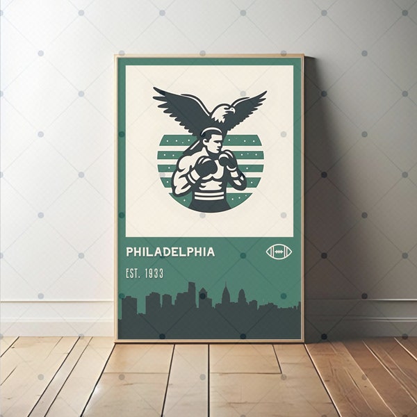 Philadelphia Football Poster - Digital Download