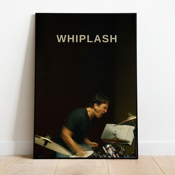 Whiplash Print | Miles Teller | Minimalist Movie Poster | Movie Poster | Damien Chazelle | Mid century modern | Vintage Retro Art Print