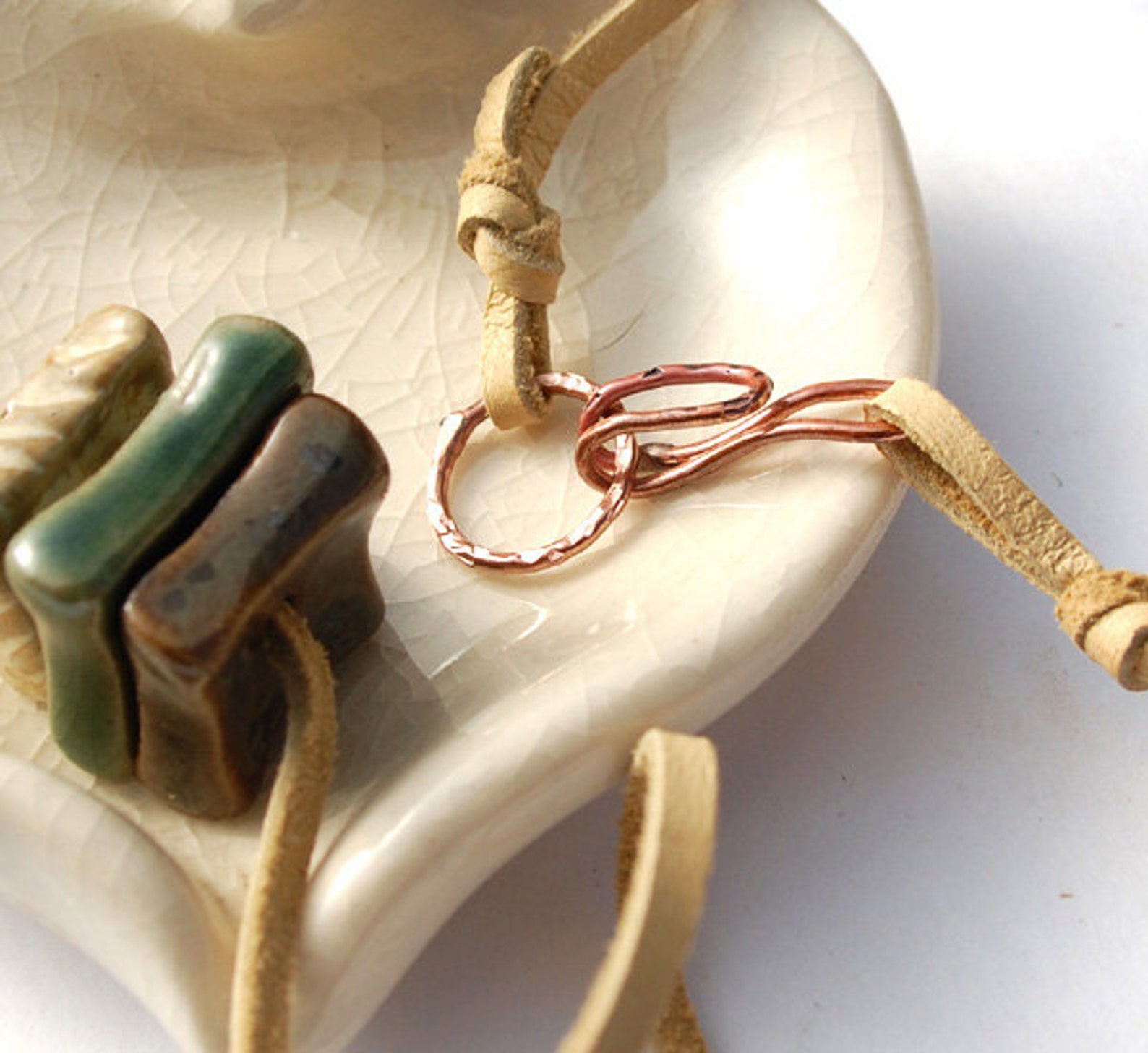 Hooked / Handmade Copper Hook and Eye Clasp Set / Made When Etsy