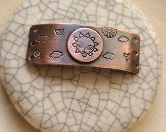 Sunshine / Copper Bracelet Bar