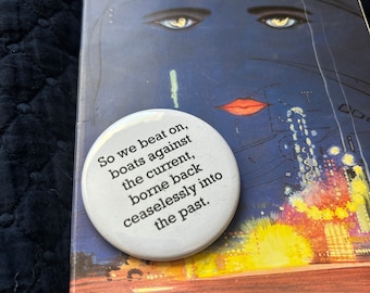 The Great Gatsby Zitat - 6,5cm Button