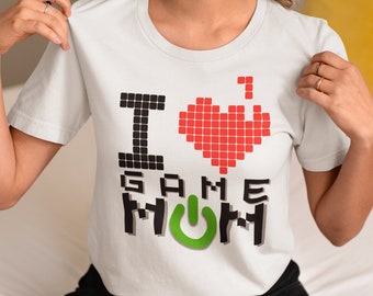 Game MOM T-Shirt, Shirt for Mom, Gift for Mom, Mother's  Day Gift, Mother's  Day Shirt, Birthday Gift for Mom, Funny Gift For Mom, Retro Mom
