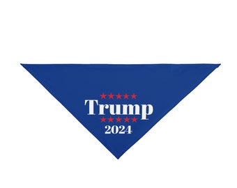 Bandana Trump 2024 pour chien, Bandana Pro Trump, Trump for President, Dogs for Trump, Make America Great Again, Keep America Great