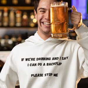 Please Stop Me Hoodie Sweatshirt | Meme Hoodie Men Women Gift Funny Humour Sarcasm Birthday Christmas Him Her College