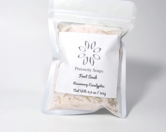Rosemary Eucalyptus Salt Foot Soak 5.5 oz Bag