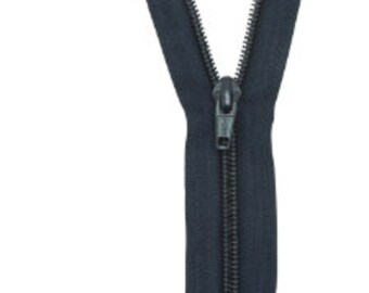 YKK Nylon Jacket Coil Separating Zipper 24 inch Navy Blue