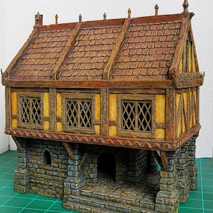 Merchant House | TTRPG Terrain 3D printed PLA Model | Building for D&D, Pathfinder, Wargames