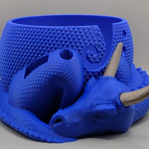Sleeping Dragon Yarn Bowl – Fantasy Crochet & Knitting Organizer – Unique Gift for Crafters, Yarn Lovers, and Dragon Fans
