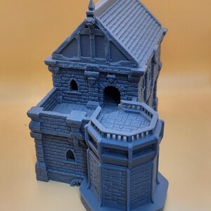 Nobles Manor Multi Level 3D Printed Terrain D&D Pathfinder Tabletop RPG City Encounter image 3