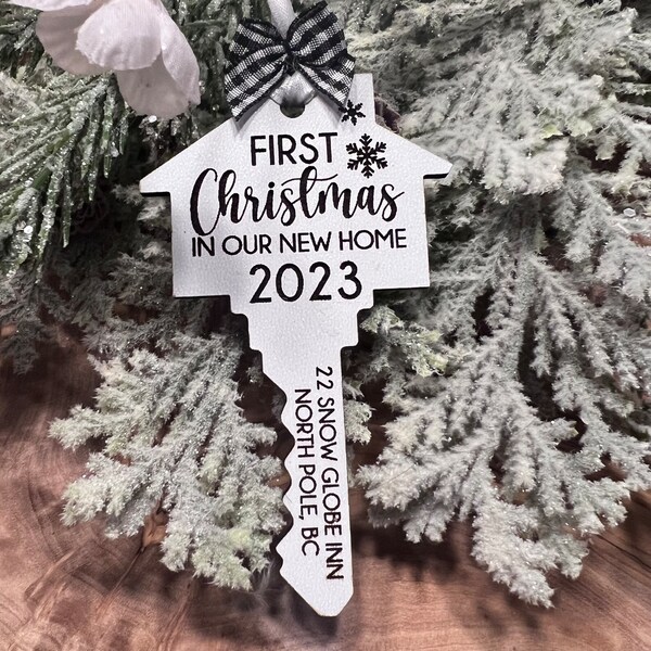 New Home First Home Ornament Etsy