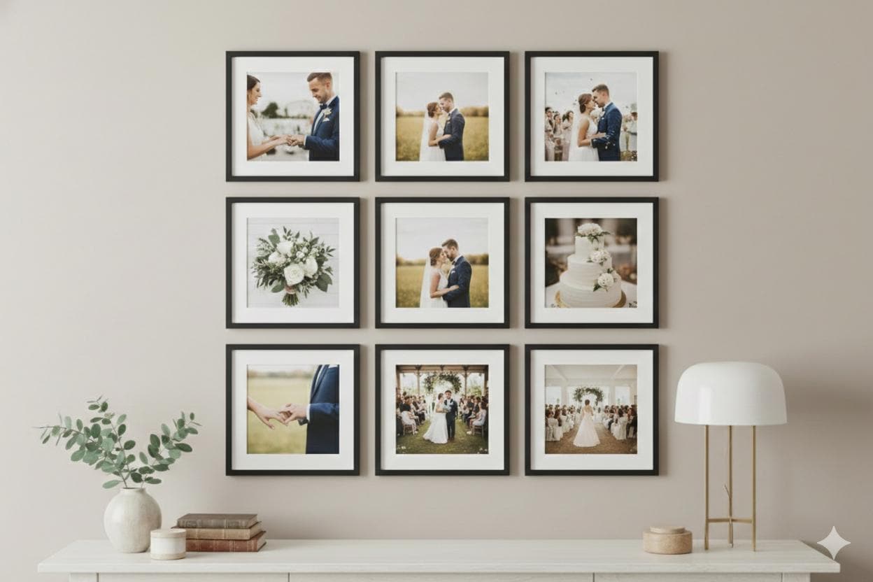 Modern 9-piece Gallery Wall Frame Set, Minimalist Home Decor - Etsy