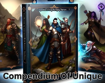 Compendio de personajes únicos de juegos de rol Volumen 1
