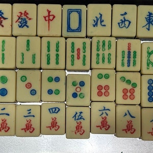 Mahjong chocolate tiles