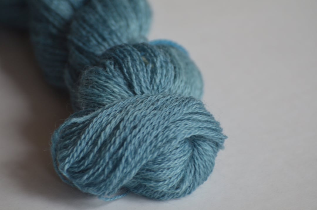Azure Farm Grown, Millspun Lambswool Fingering 2ply Yarn, Naturally