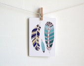 Feather Postcard