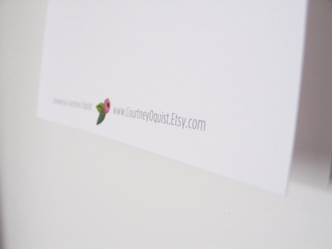 Thank You Printable Greeting Card Instant Download PDF - Etsy