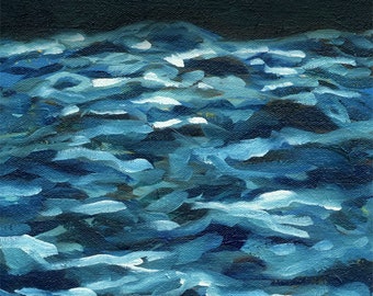 Ocean Waves Oil painting / fine art print / nature / decor