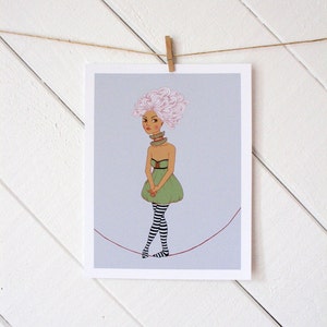 Tight Rope Walker Print