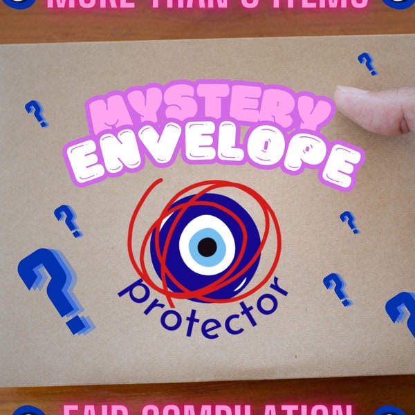 Evil Eye Mystery Box: Surprise items worth over 15 euros. Specify your favorite color for a customized Nazar Box!