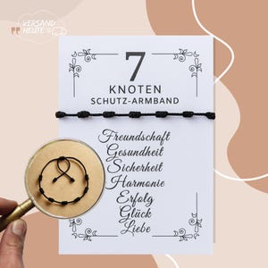 Black protective bracelet 7 knots talisman Kabbalah for children, men and women lucky charm gift Spanish macrame against evil eye