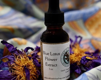 Lucid Dream Elixir, Blue Lotus Extract, Relaxation Tincture, Spiritual Herbal Extract, Calming Botanical Remedy