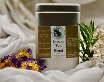 Lucid Dream Tea, Blue Lotus Tea, Spiritual Herbal Tea, Relaxation Tea, Herbal Magic Tea, Calming Tea, Natural Sleep Tea