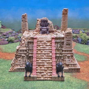 Alien Throne Tabletop Scatter Terrain Sci-fi  Futuristic Fantasy Temple RPG Printable Scenery Space Miniature Game TTRPG New Eden H.R Giger