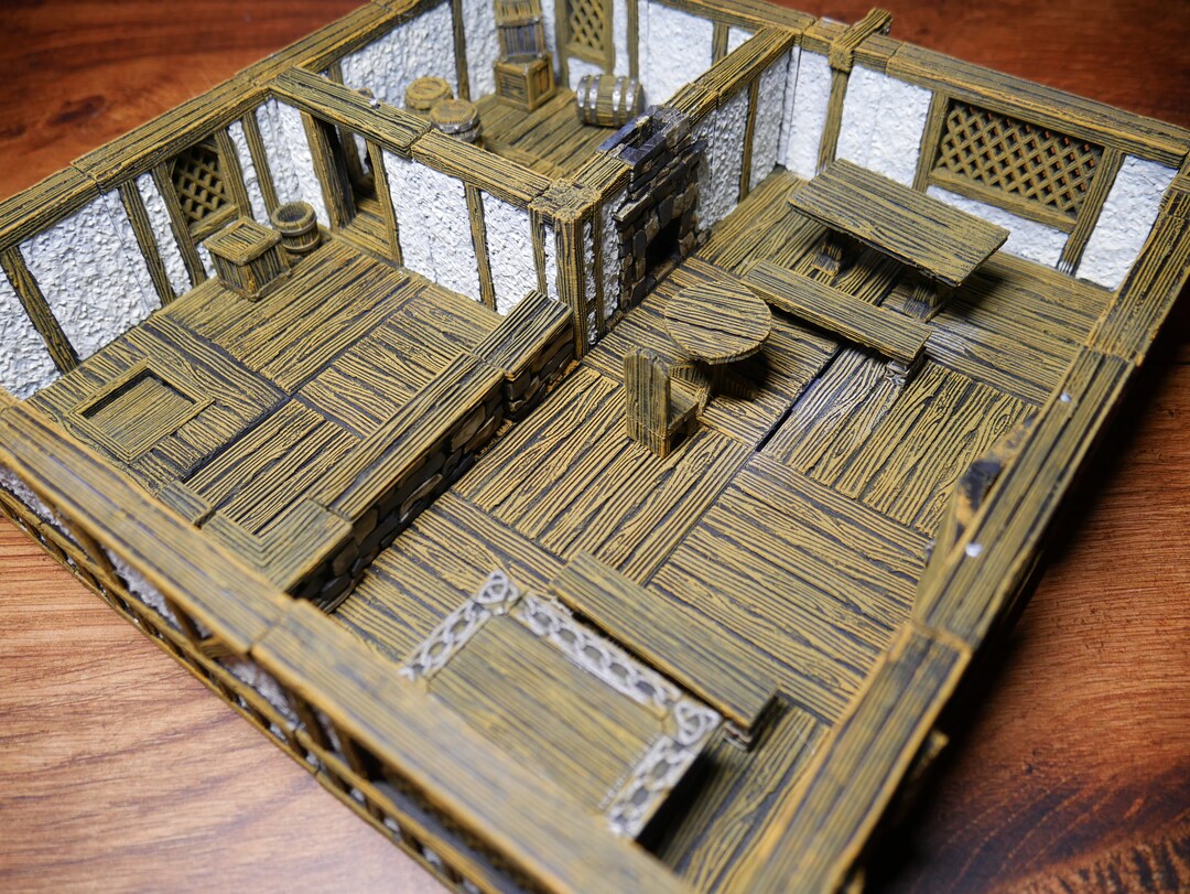 Tavern Tile Set Large Room Openlock Printable Scenery Fantasy Terrain ...