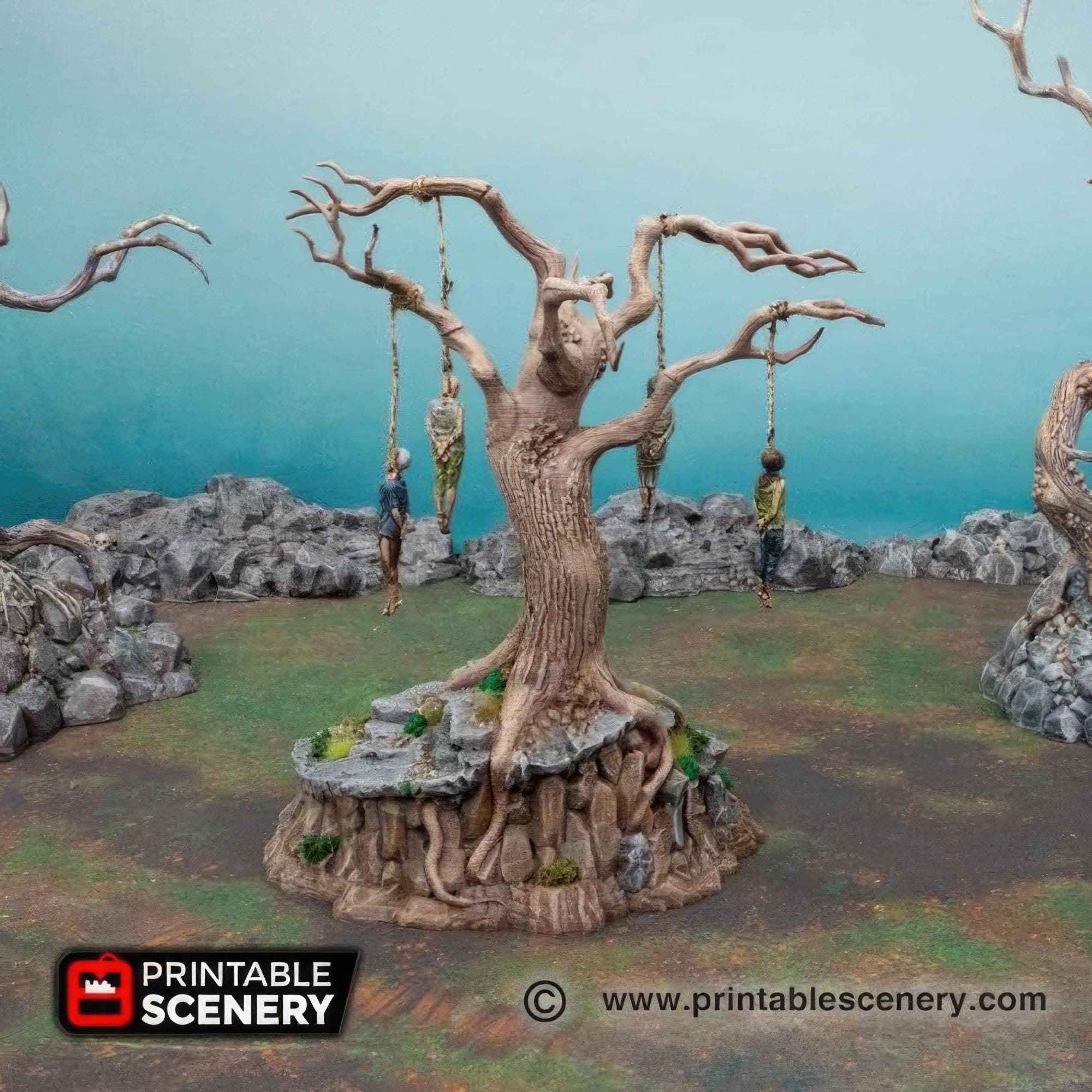 Hangman’s Tree: Horror Terrain With Hanging Bodies, Wargaming ...