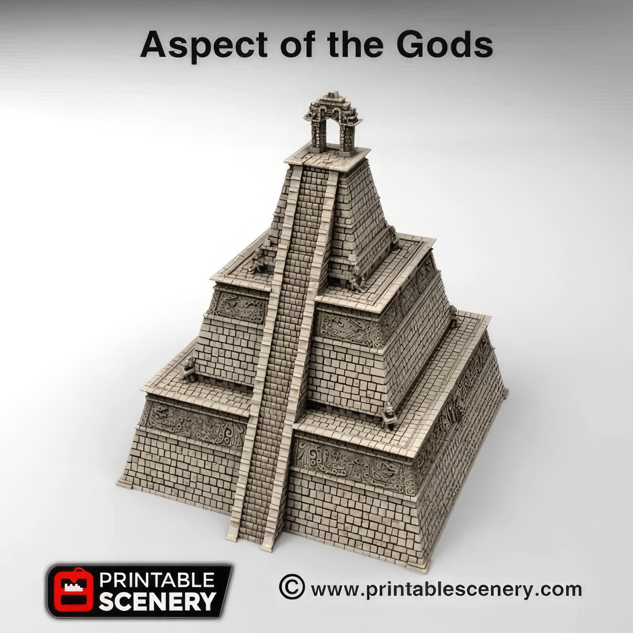 Aztec Pyramid Tabletop Terrain: Sci-fi Fantasy RPG Scenery - Etsy Australia