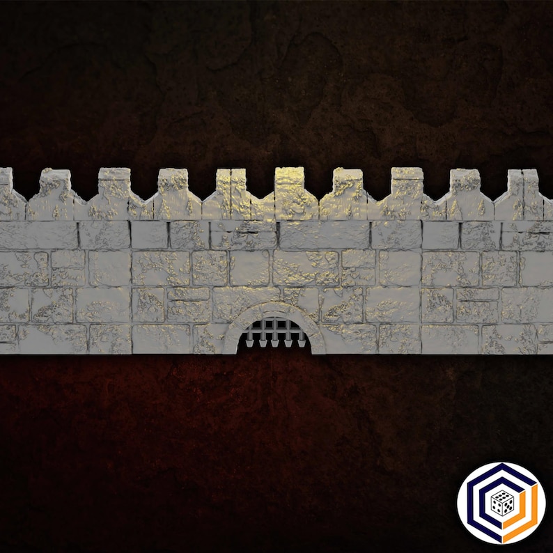 Deep Citadel: Mountain Fortress Terrain, Fantasy Siege Centrepiece ...