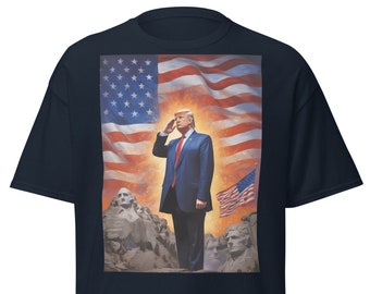 Camiseta Donald Trump 2024 para Patriots Mount Rushmore Camiseta para Patriots Monument Camiseta para Trump Patriots Mount Rushmore Camiseta