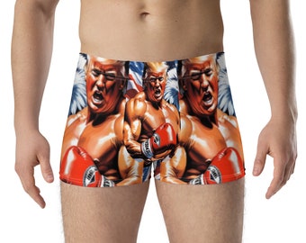 Trump 2024 Boxer Briefs Geschenk für Trump Anhänger Boxer Trump Design Geschenk für MAGA Anhänger Geschenk für Trump 2024 Anhänger Boxer Briefs