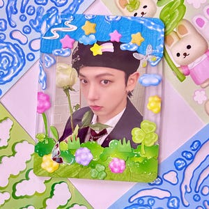 deco toploader kpop photocard