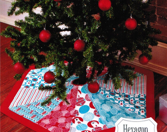 Nite Before Christmas Hexagon Tree Skirt Sewing Pattern From Etsy