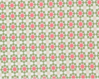 Love Note - First Crush in Cloud and Multi: sku 5152-11 cotton quilting fabric yardage by Lella Boutique for Moda Fabrics