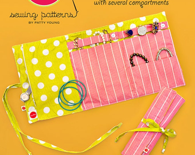 Jewelry Roll Sewing Pattern From Modkid Boutique Quilted Etsy