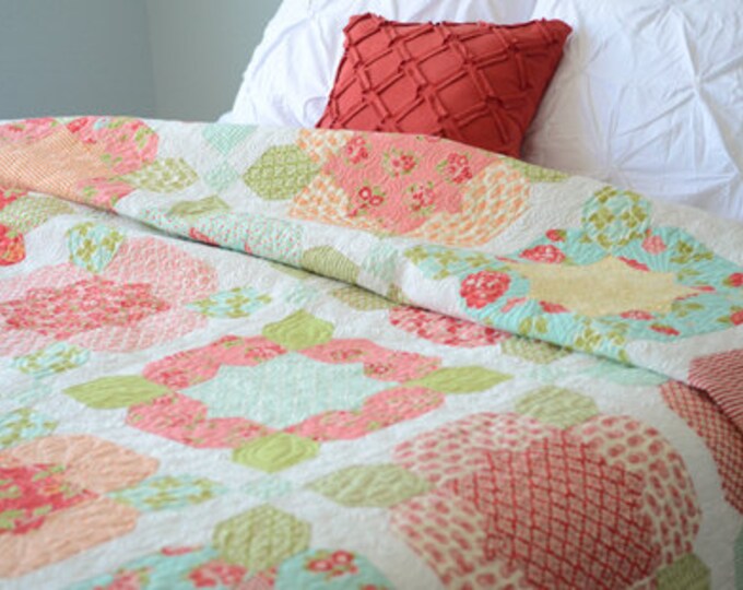 Marmalade Flower Girl Quilt Kit by Bonnie and Camille for Moda Fabrics