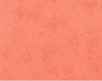1-yard piece/remnant - Strawberries and Rhubarb - Eyelet in Rhubarb: sku 20407-12 cotton quilting fabric yardage Fig Tree & Co Moda Fabrics