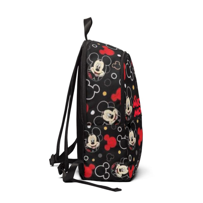 Mickey Mouse Unisex Fabric Backpack - Etsy